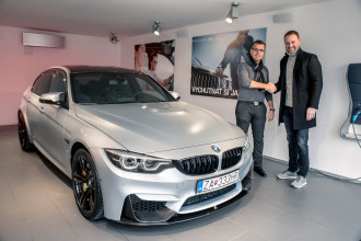 Odovzdanie BMW M3 Competition T. Maštalírovi.
