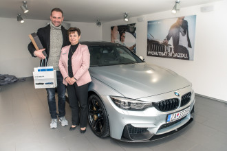 Odovzdanie BMW M3 Competition T. Maštalírovi.