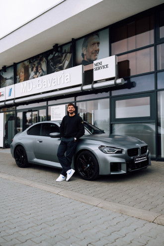 Slávnostné odovzdanie BMW M2 Coupé Rasťovi Zvarovi.