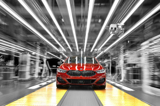 Spustenie výroby nového BMW radu 8 Coupé v závode spoločnosti BMW Group v Dingolfingu.