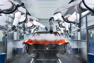 Spustenie výroby nového BMW radu 8 Coupé v závode spoločnosti BMW Group v Dingolfingu.