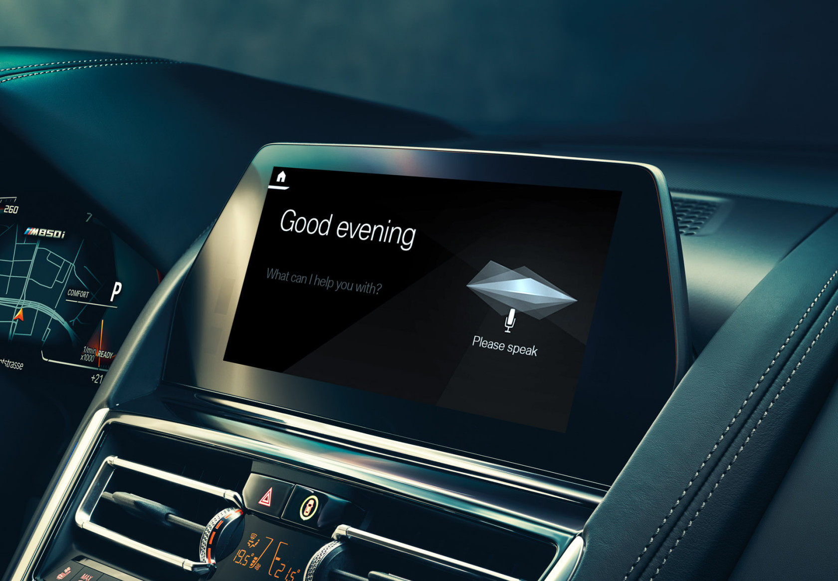 Inteligentný osobný asistent BMW (BMW Intelligent Personal Assistant).