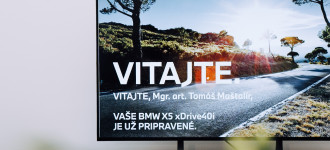 Slávnostné odovzdanie BMW X5 Tomášovi Maštalírovi v T.O.B. Trenčín.