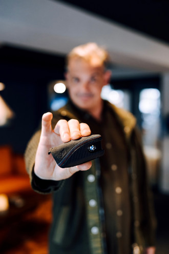 Dano Dangl si prevzal nové BMW M5 v Individual farbe Frozen Deep Grey.